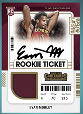 Panini NBA Dunk 2021-22 Contenders Rookie Ticket Evan Mobley Auto Cavs DIGITAL