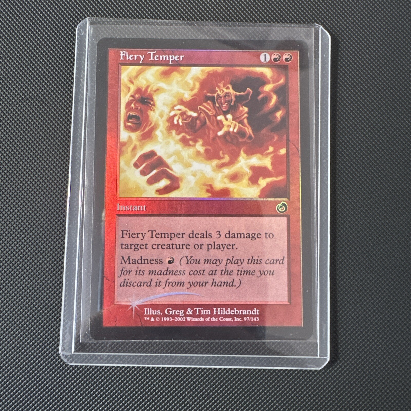 MTG TORMENT FIERY TEMPER FOIL LP