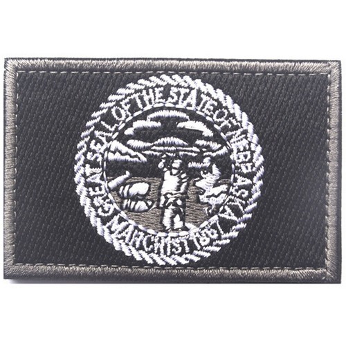 USA Nebraska FLAG NE STATE FLAG U.S. ARMY EMBROIDERED TACTICAL PATCH -01 - Picture 3 of 4