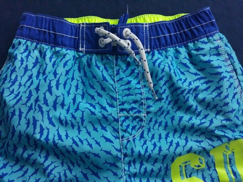 GAP KIDS SIZE L (10) SHARK PRINT SWIM TRUNKS - Picture 2 of 6