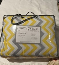 Pam Grace 13Piece Sunshine Crib Set, Quilt, Fitted Sheet, Fleece Blanket Newborn