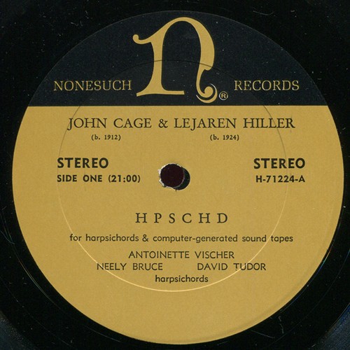 John Cage & Lejaren Hiller / Ben Johnston - HPSCHD / String Quartet No. 2 (LP, A - Picture 3 of 5