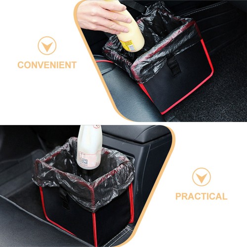Car Trash Bag Garbage Bag Hanging Car Trash Can Front Seat Trash Can Car - Picture 4 of 12