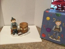 Lang Co  2001 Sherri Buck Baldwin Birthday Boy Candle Holder Original Box 1st Ed