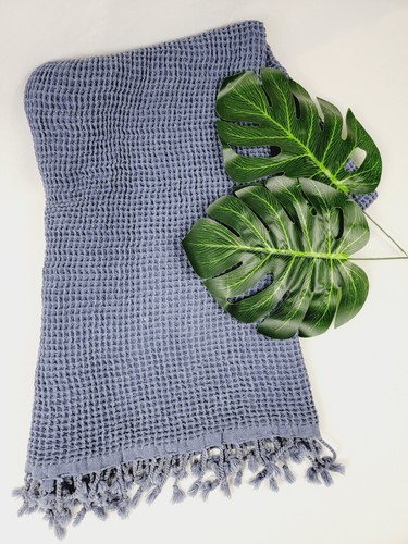 Premium Waffle Turkish Towel,Absorbent Bath Towel 100% cotton unisex throw,towel - Picture 24 of 63