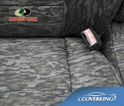 NEW Full Printed Mossy Oak Bottomland Camo Camouflage Seat Covers / 5102026-09 - Picture 3 of 6
