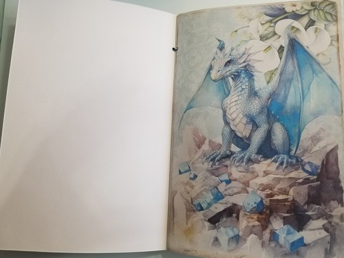 Junk Journal Booklet "FAIRYTALE" Storybook LARGE HANDMADE Cards, Pockets, - Picture 17 of 23