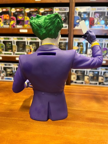 DC Comics The Joker Bust Bank PVC 19cm Money Box EXPERT PACKAGING - Picture 3 of 6