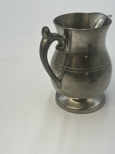 WOODBURY PEWTERERS Pewter Revere Bowl & Creamer Pitcher Vintage - Picture 6 of 8