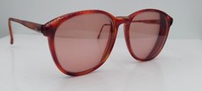 Vintage Mainstreet 229 Brown Oval Horn-Rimmed Sunglasses FRAMES ONLY