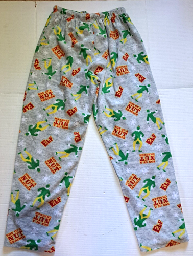 Elf the Movie Son of a Nut Cracker Boy's Pajama Pants SZ M - Picture 2 of 12