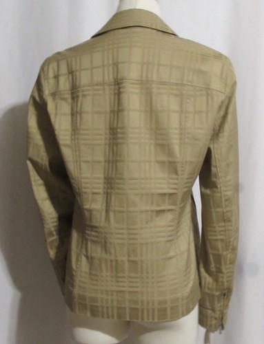 NEW Womens Ladies COLDWATER CREEK Golden Tan Cotton Stretch Casual Jacket M - Picture 5 of 5