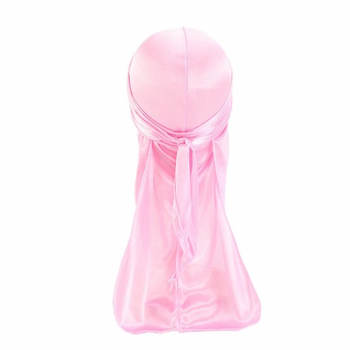 Silky Durag For Kids Long Tailed Hat Bandanas Doo Rag Turban Children's Headwrap - Picture 20 of 26