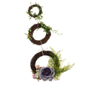 Party Wall Door Hanging Artificial Lavender Wreath Wedding Decor Flower Garlands