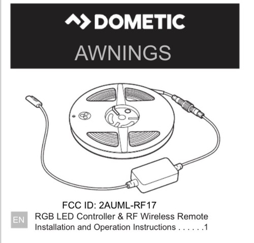 DOMETIC 9100/9200 POWER RV AWNING RGB LED CONTROLLER BOX - OEM (New) Free Ship! - Picture 11 of 21