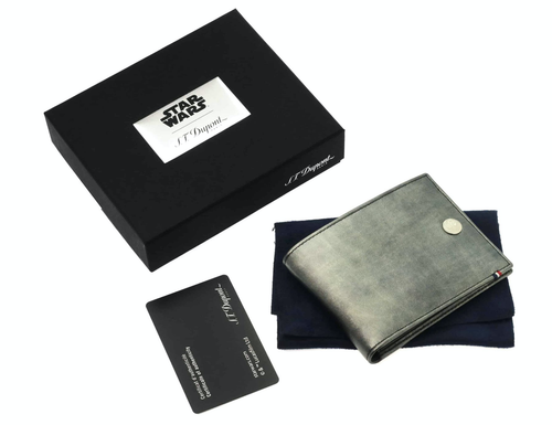 S.T. Dupont Star Wars Leather Wallet, 6 Credit Card Slots, 180251, New In Box - Picture 6 of 8