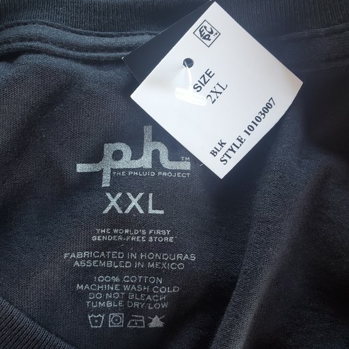 Non-Binary Pride T-Shirt 2XL - NEW  Break The Binary - LGBTQ+ Phluid Project XXL - Picture 4 of 6
