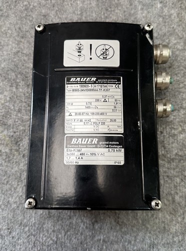 BAUER INVERTER BS03-34V/D08MA4-TF-K307 Order No: 177H0002 Part No: 176X7461 - Bild 3 von 12