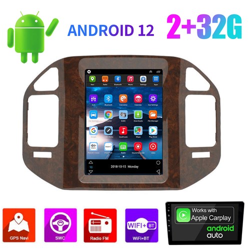For 1999-2006 Mitsubishi Pajero Android 12 Car Stereo Radio GPS Navi 2+32GB WiFi - Foto 15 di 19