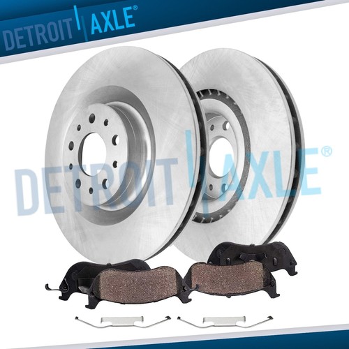 305mm Front Disc Brake Rotors Ceramic Brake Pads Kit for 2014 - 2020 FIAT 500L - Picture 1 of 7