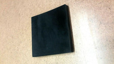 Neoprene Rubber Sheet  Solid 1/2" Thick x 3.50" Square - Spacer Pad  60 Duro Std