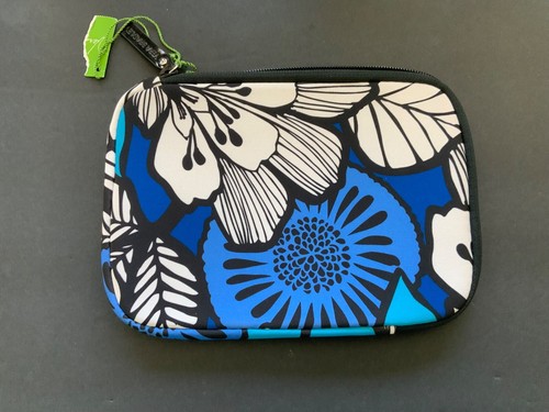Vera Bradley iPad mini or notebook Case Shell 9”x6” Blue Bayou Textured NEW - 第 1/12 張圖片