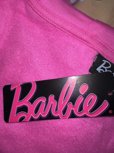 NWT BARBIE Pink Hooded Full Zipper Graphic Sweatshirt Sz S - 第 10/11 張圖片