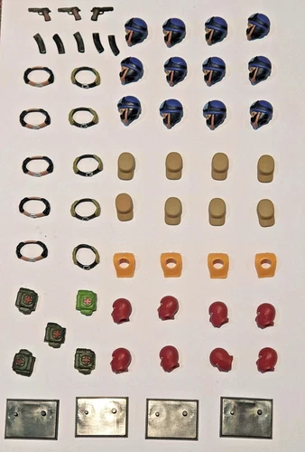 3.75 CUSTOM HEADS TOYS GI Joe DIO ACCESSORY Action Figure WEAPONS PARTS LOT