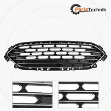 Front Upper Grille Honeycomb W/Chrome Molding Grill For 2020-2022 Ford Escape