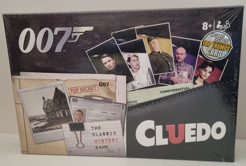 CLUEDO - 007 - James Bond - Board Game - Hasbro - 8+ - Picture 2 of 3