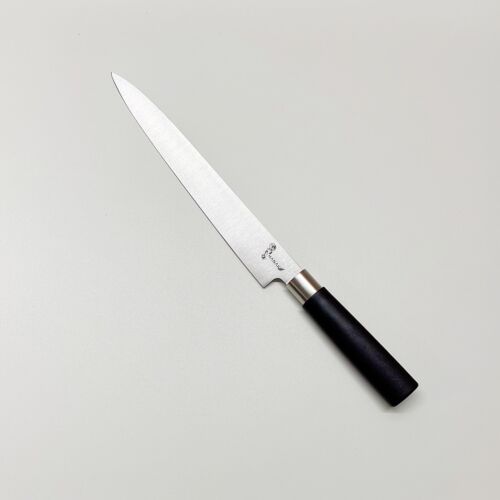 Cuchillo japonés Yanagiba 8,3" Sashimi hoja de acero inoxidable 210 mm cuchillo de sushi - Imagen 4 de 10