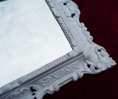 Lilla Specchio Muro Repro 45x38CM Antico Barocco Repliche Rettangolare IN Stile - Bild 39 von 167