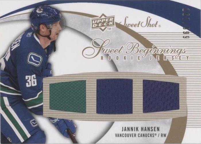 2007-08 Upper Deck Sweet Shot - Jannik Hansen #140 - 1 of 1