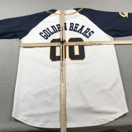 Camiseta DE COLECCIÓN Cal Golden Bears Para Hombre Grande Blanca Béisbol Coliseo NCAA Años 90 - Imagen 8 de 10