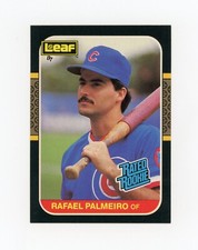 RAFAEL PALMEIRO 1987 Leaf Rated Rookie Rc #43 Chicago Cubs JM4