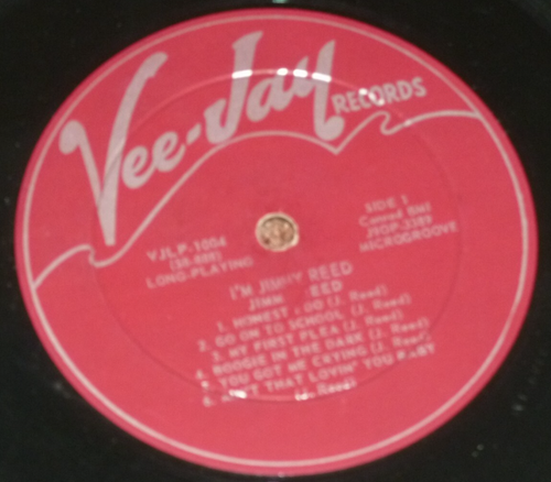JIMMY REED 33 RPM LP I'M JIMMY REED CHICAGO BLUES MONO VEE-JAY 1958 - Picture 4 of 4