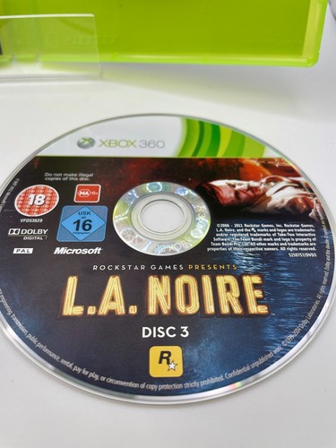 L.A. Noire Xbox 360 Completo En muy buen estado Probado PAL - Imagen 7 de 7
