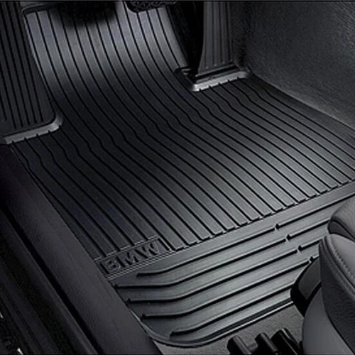 BMW OEM ALL SEASON FLOOR MATS E70 X5  FRONT BLACK - 82112318671 Floor Mat
