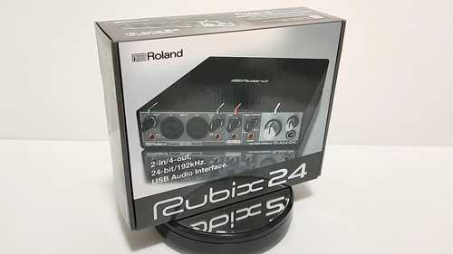 Roland USB Audio Interface Rubix24 2in/4out Cloud Portable Black Music Japan - Video 1 of 1