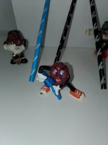 Vintage Lot of 3 California Raisins Pencil Toppers pencils 1987 Applause plus - Picture 3 of 7