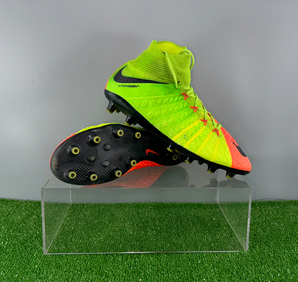 NIKE Hypervenom Phantom Ⅲ AG-PRO 26cm NIKE HYPERVENOM PHANTOM 3 ELITE DF AG-PRO GREY SOCCER CLEATS