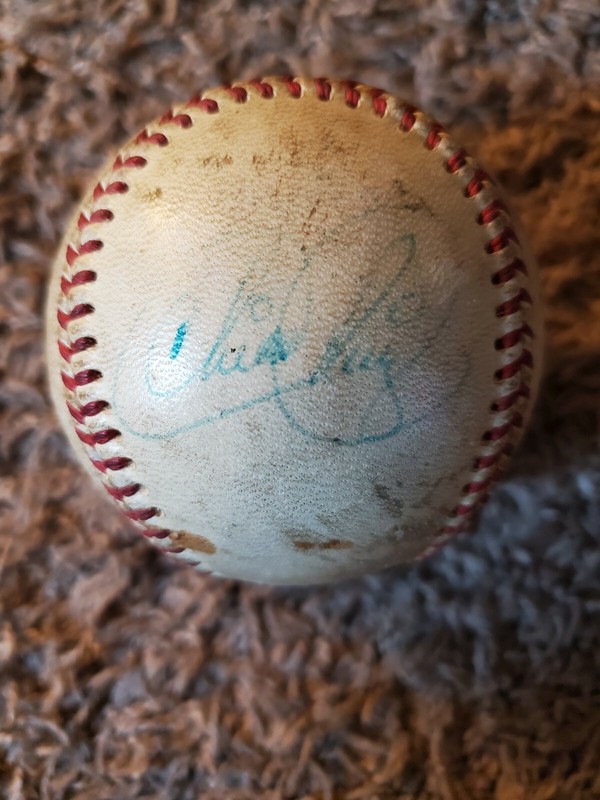 Chico Ruiz Signed Ball 1964-1969 Reds stole home 1964 Phillies Dec.1972 Rare JSA