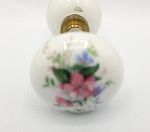 Vintage J.M. Limoges Hand Painted Wild Flowers Door Knob & Finger/Push Plate - Picture 3 of 21