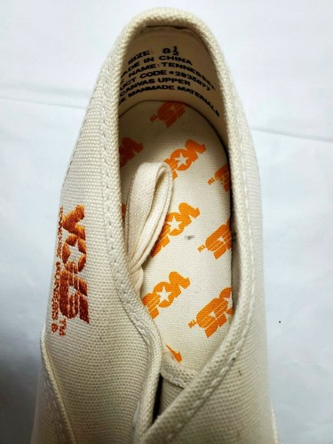 Tennessee Volunteers Sneakers Vols Women's Size 8.5 White Canvas Upper - Picture 3 of 6