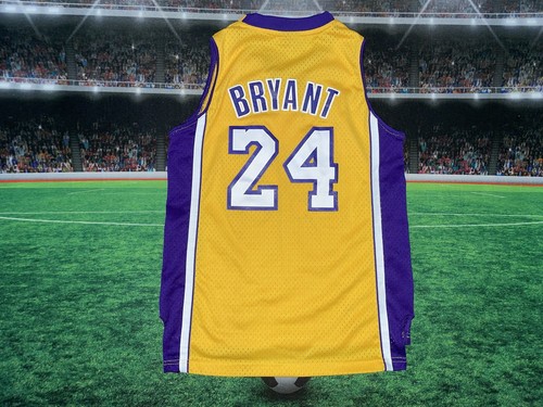 Los Angeles Lakers Kobe Bryant #24 Jersey Youth Adidas Sz Medium 10/12 Preowned - Picture 7 of 12