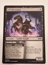 Fell Horseman - Wilds of Eldraine - Magic the Gathering MTG Nice!