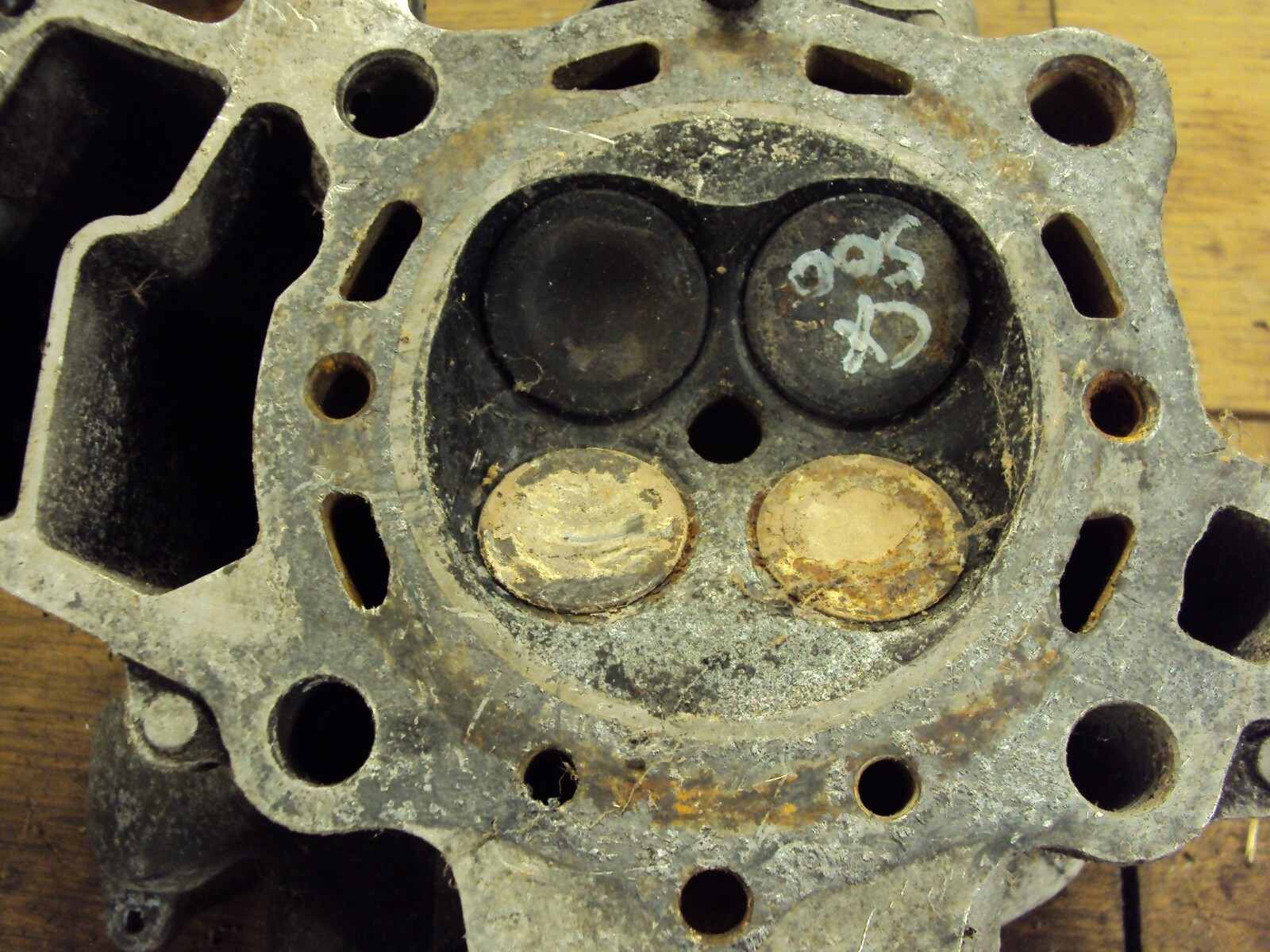 HONDA CX500 CX 500 ENGINE CYLINDER HEAD ASSY VALVES eBay