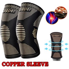 Knee Brace Compression Sleeve Support Joint Arthritis Patella Stabilizer Runner