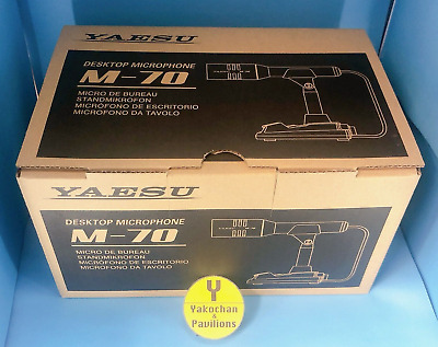 Yaesu M-70 Desktop Stand Microphone with Cable Round 8pin Yaesu M-70 Desktop Stand Microphone with Cable Round 8pin