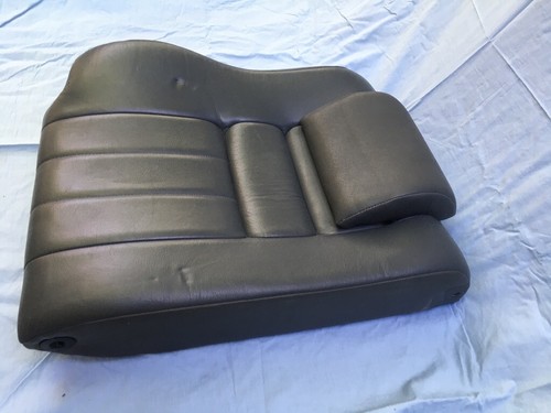 1993 Volvo 940 Wagon Rear Back Seat Back Grey RH Passenger Side Leather Right - Bild 2 von 7
